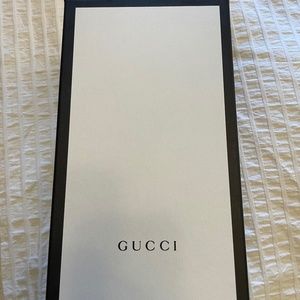 Gucci Shoe Box with two shoe bags.